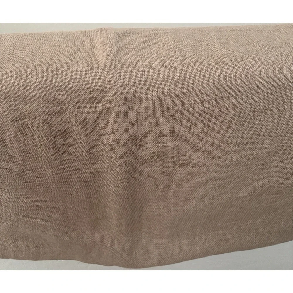 Donna Karan  EURO Pillow Sham tan‎ LINEN new 26x26